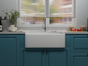 <span class=keywords><strong>Fregadero</strong></span> <span class=keywords><strong>de</strong></span> <span class=keywords><strong>Cocina</strong></span> Blanco <span class=keywords><strong>de</strong></span> Arcilla Refractaria Estilo Granja con Delantal Frontal <span class=keywords><strong>de</strong></span> 30 Pulgadas y Un Solo Tazón <span class=keywords><strong>para</strong></span> <span class=keywords><strong>Cocina</strong></span> <span class=keywords><strong>de</strong></span> Lujo - Product Image 4