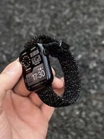 Bracelet en nylon tressé avec boucle magnétique Upro pour Apple Watch Ultra 2 Series 10 9 8 7 6 49 mm 46 mm 45 mm 44 mm, sangle élastique réglable