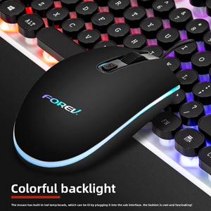LVKIDRON Bedrade Punk Lichtgevende Set RGB Verlichte 104 Toetsen Kristal Ronde Toetsenkap Waterdichte Gaming Toetsenbord Muis <span class=keywords><strong>Combo</strong></span>'s Op Voorraad - Product Image 4