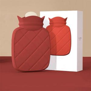 Réfrigérateur à micro-ondes en Silicone raffiné, longue poche d'eau froide et chaude avec couvercle, bouteille d'eau chaude avec couvercle - Product Image 6