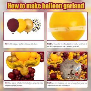 Kit de Guirnalda de Globos Personalizados para Fiesta de Academia Mágica, Incluye Globos de Aluminio con Temática de Mago Mágico para Fiesta - Product Image 3