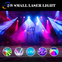 Projecteur laser d'animation RVB 5W pleine couleur DMX512 avec contrôle par téléphone portable pour fêtes, mariages, bars, discothèques, Noël et événements scéniques