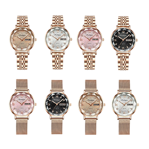 Montre à quartz pour femme POEDAGAR 3012, bracelet en acier, date luminescente, résistante à l'eau 3ATM, élégante, luxueuse, montre-bracelet pour femmes - Product Image 1