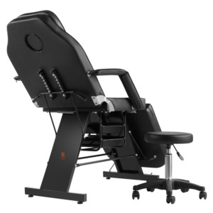 <span class=keywords><strong>Table</strong></span> <span class=keywords><strong>de</strong></span> <span class=keywords><strong>Massage</strong></span> noire avec <span class=keywords><strong>tabouret</strong></span> Salon <span class=keywords><strong>de</strong></span> beauté Spa chaise <span class=keywords><strong>de</strong></span> tatouage <span class=keywords><strong>pour</strong></span> femmes lit facial - Product Image 2