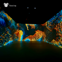 Salle de projection immersive, projecteur holographique 3D, cartographie immersive pour restaurant, hôtel, mariage, galerie d'art