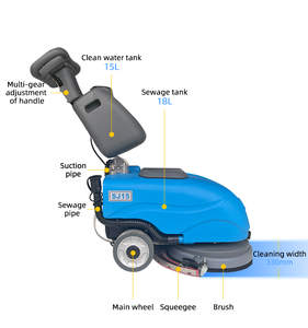 Opvouwbare mini-vloerreiniger voor het reinigen van keramische tegelvloeren thuis - Product Image 5