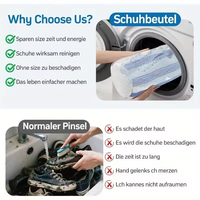 Nouvel Arrivage Sac de Lavage Anti-Déformation pour Chaussures avec Doublure Moelleuse Premium, Sac de Nettoyage pour Baskets et Chaussures pour Lave-Linge
