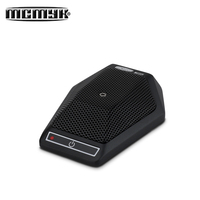 Microfono a Condensatore Professionale da Scrivania, Cablato, Omnidirezionale, XLR, Risposta ad Alta Frequenza, Leggero, con Cancellazione del Rumore