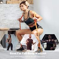 Juego de Bandas de Resistencia de Caucho Natural Personalizadas de Fábrica, Bandas Elásticas Duraderas y Ecológicas para Gimnasio, Entrenamiento en Casa, Fitness para Adultos