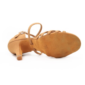 Chaussures de danse BD Performance danse de salon sandales athlétiques pour femmes chaussures de danse latine talons professionnels pratique Salsa Jazz - Product Image 6
