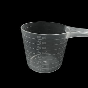 Kunststoff Transparent PP Standard waage 90ml Haustier Messlöffel, Lebensmittel Messlöffel - Product Image 4