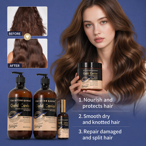 Shampooing <span class=keywords><strong>Professionnel</strong></span> Hydratant et Lissant au Caviar, <span class=keywords><strong>Sans</strong></span> Sulfate, Effet Brillant et Volumineux, à Base de Protéines, Marque Privée, Vente en Gros - Product Image 2