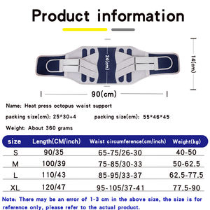 Sport-Fitness-Taillengürtel mit Lendenwirbelstützplatte, Taillenstütze, Gesundheitspflegegerät - Product Image 6