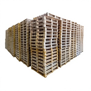 Palettes en bois Euro 100% naturelles de haute qualité, simple face, entrée 4 voies, à vendre à prix abordable - Product Image 1