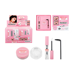 Gel coiffant pour sourcils Kiss Beauty & <span class=keywords><strong>Savon</strong></span> coiffant pour sourcils, incolore et longue tenue, <span class=keywords><strong>fixateur</strong></span> de sourcils 3D naturel, gel waterproof pour maquillage des yeux avec brosse - Product Image 4