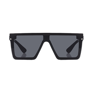 UV400 Protección Nuevo Estilo de Moda Gafas de Sol Unisex Negro 1088 Hecho en Turquía - Product Image 1