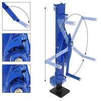 Chariot à crémaillère en acier robuste, cric mécanique à crémaillère 1,5T 3T 5T manuel pour levage en atelier industriel