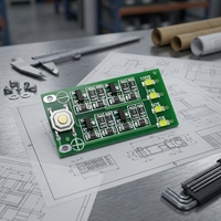 Module d'indicateur de puissance de batterie au lithium OEM personnalisé 3S 11.1V 12.6V, carte PCB d'affichage du niveau de batterie à 4 LED pour pack de batteries 12V