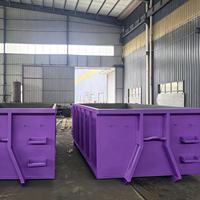 Vente directe usine – Conteneur benne à déchets Q235 de haute qualité / Conteneur benne à déchets à crochet
