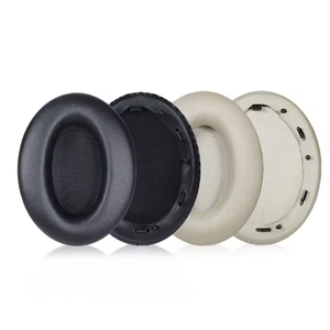 อะไหล่แผ่นรองหูสำหรับหูฟัง WH-<span class=keywords><strong>1000XM3</strong></span>ที่ครอบ XM3มีโฟมเมมโมรี่โฟมกันเสียงรบกวนทำจากหนังโปรตีนนิ่ม - Product Image 2