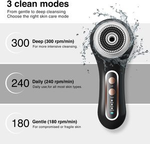 <span class=keywords><strong>Brosse</strong></span> de nettoyage du <span class=keywords><strong>visage</strong></span> à usage domestique rechargeable IPX7 <span class=keywords><strong>brosse</strong></span> de lavage du <span class=keywords><strong>visage</strong></span> électrique étanche appareil de beauté - Product Image 2