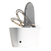 8824H Dayao Toilette intelligente haut de gamme monobloc avec siège chauffant, télécommande, évacuation en S, chasse automatique et couvercle à fermeture douce