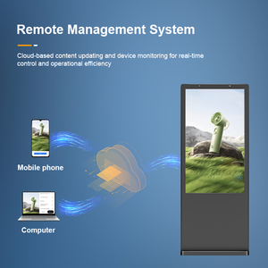 Kiosque solaire étanche, écran tactile LCD numérique extérieur de 43 pouces avec animation, affichage publicitaire classé IP65 - Product Image 5