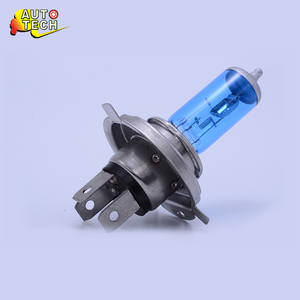 נורות הלוגן חדשות סופר שקופות H4 P43t 12V60/55W לפנסי חזית, אור גבוה/נמוך, התאמה אוניברסלית - Product Image 5