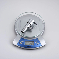 Robinet d'angle multifonctionnel en acier inoxydable 201 OEM, 90 degrés, 1/2 pouce, taille standard, prix commercial, pour salle de bain d'appartement