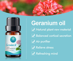 Aceite Esencial de Geranio, Fragancia Vegetal, Venta Directa de Fábrica, para Cosméticos, Cuidado Facial y de la Piel - Product Image 2