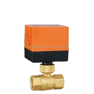 DN25 Motorized Electric Actuator Motorized Brass Ball Valve