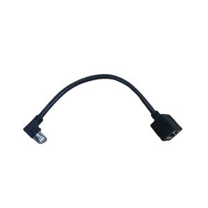 Câble d'extension à angle droit <span class=keywords><strong>RJ45</strong></span> mâle femelle 0.25M CAT5e/CAT6 réseau Internet Extender PVC veste FTP bouclier cuivre nu - Product Image 1