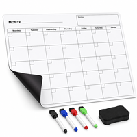 Calendrier magnétique en papier pour réfrigérateur, tableau de planification hebdomadaire et mensuel personnalisé avec notes et grille d'écriture