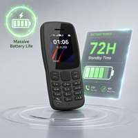 Telefono Cellulare Sbloccato 2G GSM Dual SIM Economico con Tastiera, Funzionalità Base, Direttamente dalla Fabbrica, per Sicurezza e Anziani