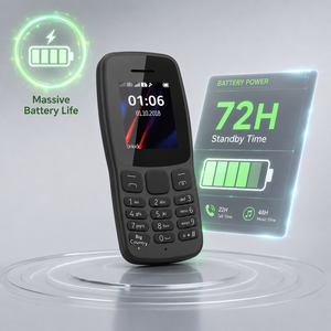 Telefono Cellulare Sbloccato 2G GSM Dual <span class=keywords><strong>SIM</strong></span> Economico con Tastiera, Funzionalità Base, Direttamente dalla Fabbrica, per Sicurezza e Anziani - Product Image 5
