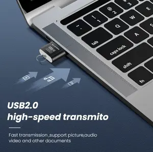 Ad alta velocità TF lettore di schede USB 2.0 con coperchio Mini telefono cellulare memoria Driver-libero lettore di schede per PC Desktop del Computer