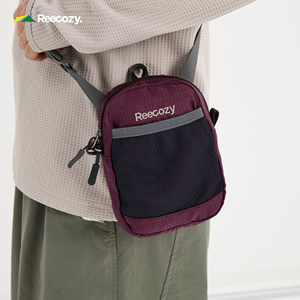 Reecozy Sac bandoulière compact unisexe en nylon avec fermeture éclair pour téléphone portable <span class=keywords><strong>et</strong></span> accessoires de vélo, idéal pour les trajets quotidiens en extérieur - Product Image 5