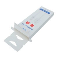 Offre Spéciale accessoires de téléphone portable boîte-cadeau papier carton carré en relief pour chargeur de téléphone portable câble USB emballage de ligne de données