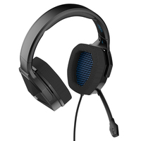 Casque de jeu dynamique filaire circum-auriculaire, étanche IPX-4, faible latence 30 ms, microphone MHP2063, compatible PS4, Xbox One, ordinateur portable, Nintendo Switch