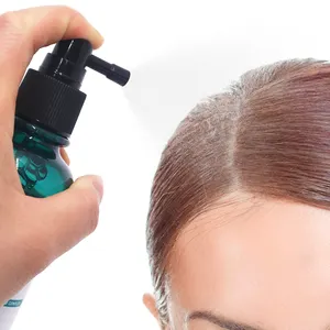 Label Pribadi Terbaik Alami Organik Herbal Anti Rambut Rontok Perawatan Kulit Kepala Minyak Serum Pertumbuhan Rambut Biotin