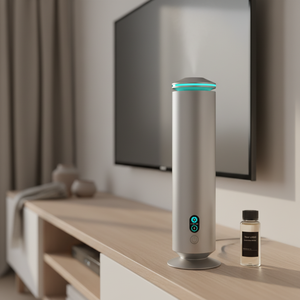 Diffusore di Aromi Silenzioso Senza Acqua, Nebulizzatore di Oli Essenziali in Metallo per Casa, Ufficio e Hotel - Product Image 1
