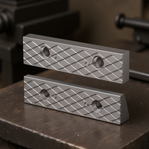 Mandíbula Romboidal para Tornillo de Banco Modular de 100 mm de Longitud con Superficie con Patrón de Diamante - Product Image 3