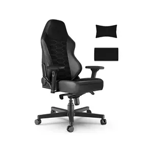 定制无颜色卡德拉游戏玩家库拉索纳帕皮革织物铝3d调节扶手高靠背黑点游戏椅