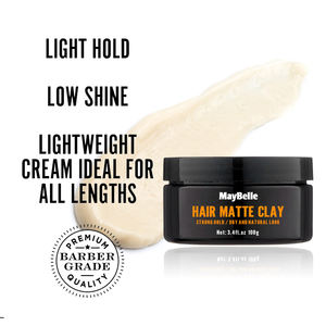 Argilla pomata per capelli da uomo di fabbrica tenuta forte con <span class=keywords><strong>Gel</strong></span> di pasta per capelli testurizzante opaco - Product Image 3