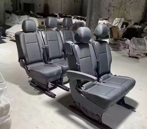 YLA <span class=keywords><strong>sedili</strong></span> in pelle sportiva <span class=keywords><strong>Beige</strong></span> nero impermeabile originale W447 per Mercedes Benz V260 V classe Sprinter Van Vito - Product Image 6