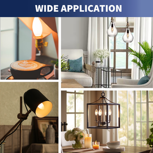 مصباح إضاءة شمع E26 قابل للوميض بدون وميض بسعر رخيص من المصنع مباشرة مصباح إضاءة ليد بقوة 800 لومن <span class=keywords><strong>LED</strong></span> مصباح زجاجي للسكن - Product Image 5