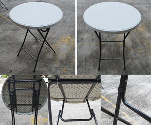 Bàn Cà Phê Ngoài Trời Bằng Nhựa <span class=keywords><strong>ABS</strong></span> Màu Trắng - Product Image 6