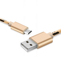 Câble de transfert de données USB A vers C 2M 1M 20V 3A en gros, câble de charge rapide USB 2.0, USB vers Micro pour téléphones mobiles