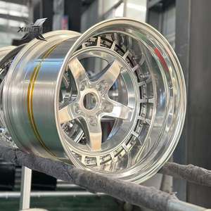 Rines Forjados XINGTU con Acabado Pulido y Borde Pulido, 18, 20, 24, 26 Pulgadas, Diseño Cóncavo, 5x114.3, 5x120, 5x130, 6x139.7 para Ferrari y <span class=keywords><strong>Lamborghini</strong></span> - Product Image 6