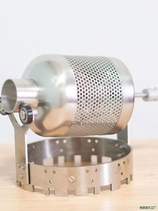 Torréfacteur à café manuel en acier inoxydable 304, robuste, pour usage domestique et commercial, chauffage stable et rotation uniforme - Product Image 1